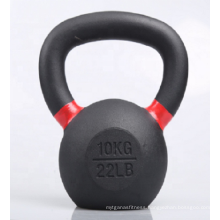 High-end fitness durable cast iron black kettle bell set